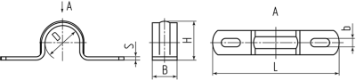 Скоба двухлапковая оцинкованная СМД 31-32 (уп.50шт) Держатели, переходники и т.д. фото, изображение