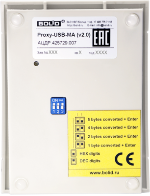 Болид Proxy-USB MA Считыватели, Кодовые панели фото, изображение